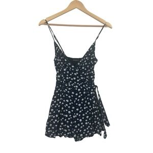 Abercrombie & Fitch Romper Women XS Floral Babydoll Summer Vacation Beach